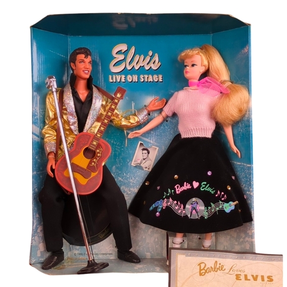 Elvis Doll Set Barbie Loves Elvis Vintage Barbie Loves Elvis Live